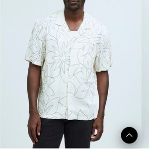 Madewell Men’s Embroidered Easy Short Sleeve Shirt